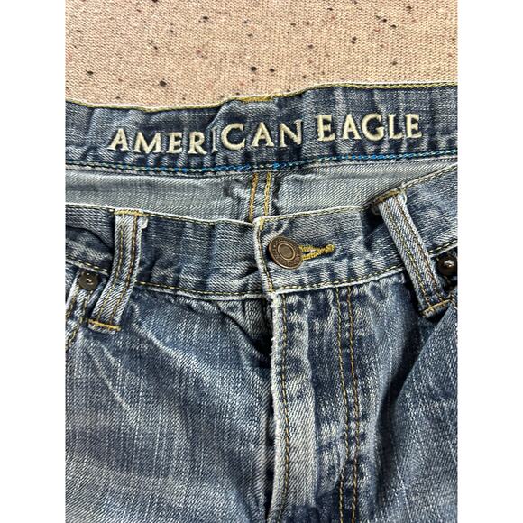 American Eagle Relaxed Fit Jeans 36x34 – Well Loved Vintage Wash - Picture 4 of 8